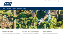 Desktop Screenshot of hgpgroothandel.nl